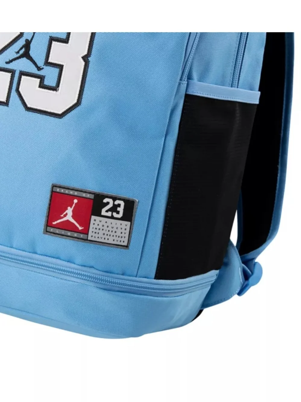 Jordan Light Blue and Black 23 Backpack